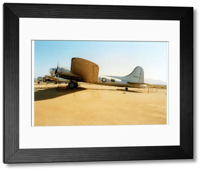 Framed Print : Douglas - Long Beach B-17G Fortress 44-6393 Framed Print : Douglas - Long Beach B-17G Fortress 44-6393