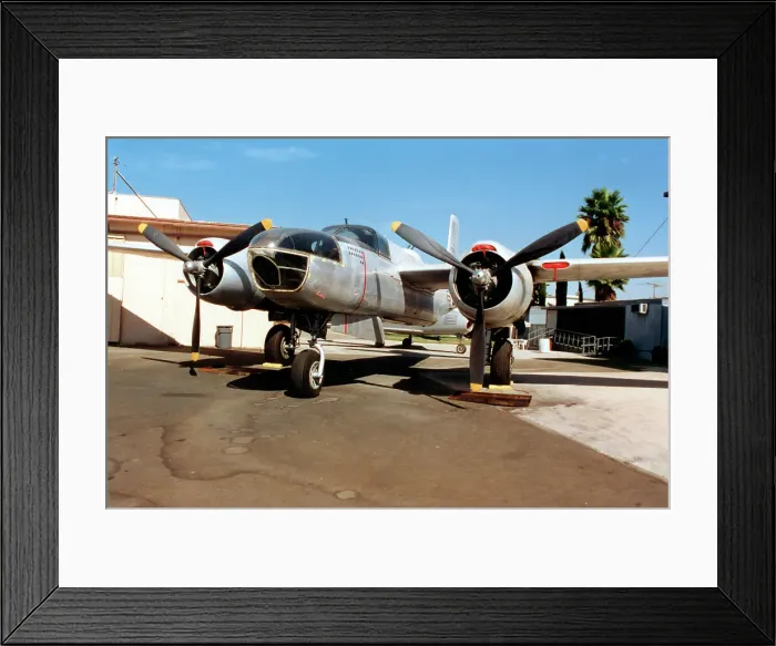 Framed Print : Douglas RB-26C Invader N8026E - 44-35323 Framed Print : Douglas RB-26C Invader N8026E - 44-35323