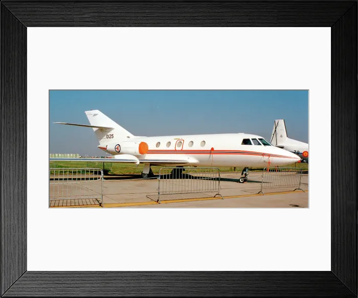 Framed Print : Dassault Falcon 20ECM 0125 Framed Print : Dassault Falcon 20ECM 0125