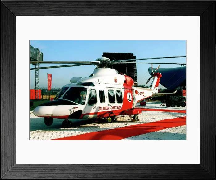 Framed Print : Agusta Aw139 MM81741 - 11-01 Framed Print : Agusta Aw139 MM81741 - 11-01