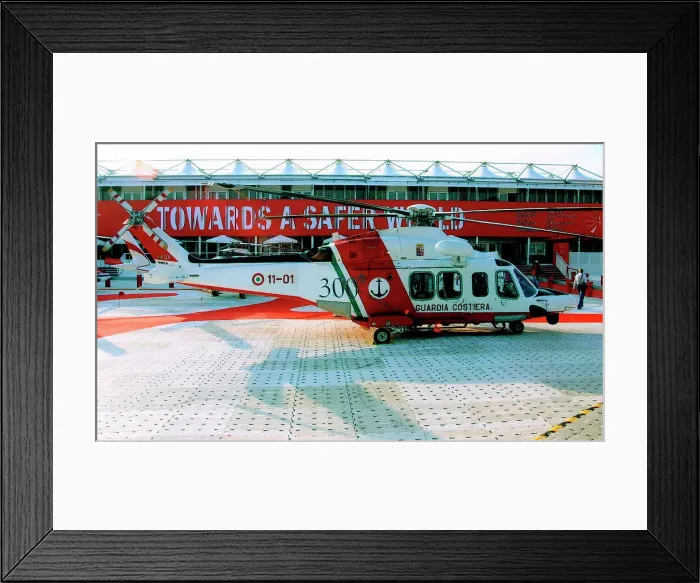 Framed Print : Agusta Aw139 MM81741 - 11-01 Framed Print : Agusta Aw139 MM81741 - 11-01