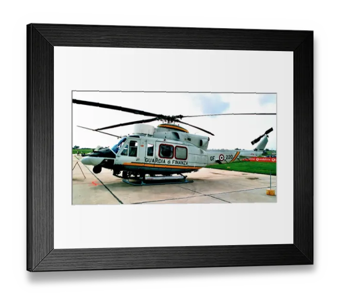 Framed Print : Agusta-Bell AB-412HP MM81508 - GF-220 Framed Print : Agusta-Bell AB-412HP MM81508 - GF-220