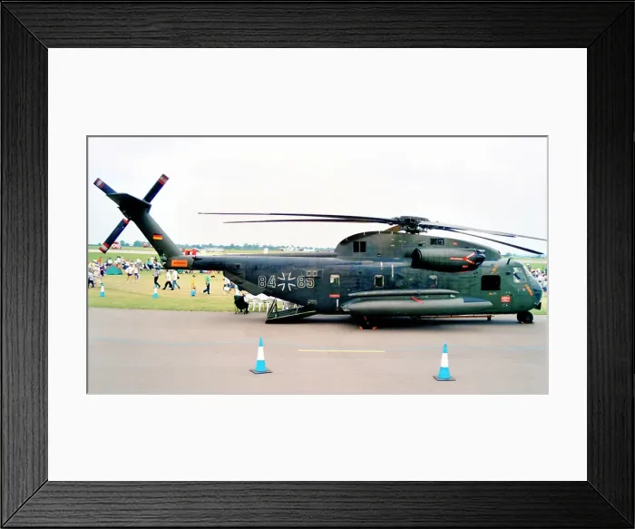 Framed Print : VFW-Sikorsky CH-53G 84+85 Framed Print : VFW-Sikorsky CH-53G 84+85