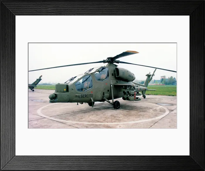Framed Print : Agusta A. 129C Mangusta MM81404 - E. I. 934 Framed Print : Agusta A. 129C Mangusta MM81404 - E. I. 934