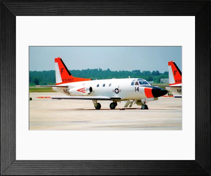 Framed Print : North American T-39N Sabreliner N314NT - 165522 Framed Print : North American T-39N Sabreliner N314NT - 165522