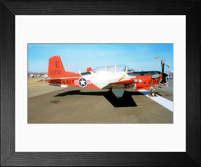 Framed Print : Beechcraft T-34C Mentor 162291 Framed Print : Beechcraft T-34C Mentor 162291