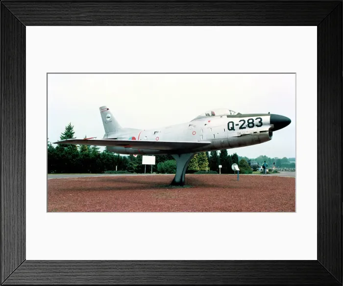Framed Print : North American F-86K-18-NA Sabre Q-283 Framed Print : North American F-86K-18-NA Sabre Q-283