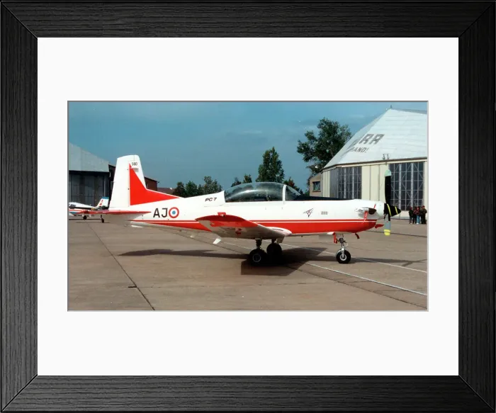 Framed Print : Pilatus PC-7 Turbo Trainer 580 - AJ Framed Print : Pilatus PC-7 Turbo Trainer 580 - AJ