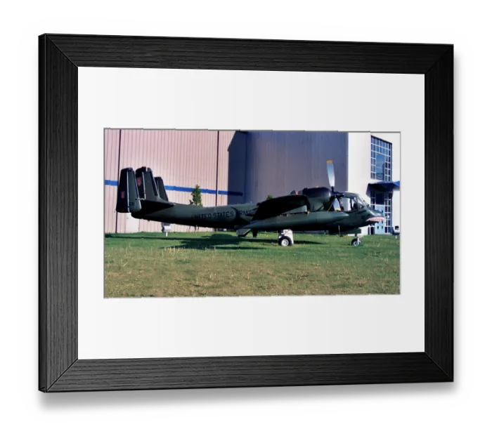 Framed Print : Grumman OV-1C Mohawk 62-5856 Framed Print : Grumman OV-1C Mohawk 62-5856