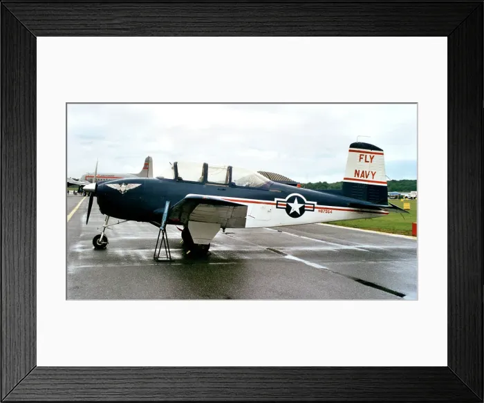Framed Print : Beechcraft T-34B Mentor N87964 Framed Print : Beechcraft T-34B Mentor N87964