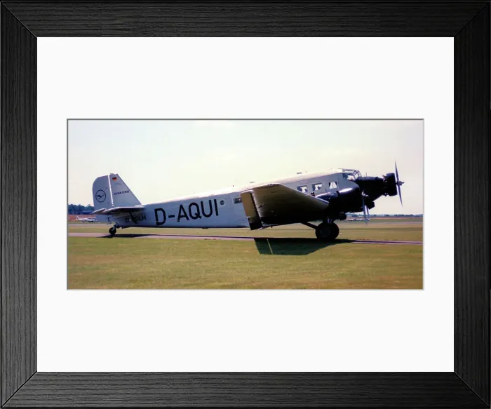 Framed Print : Junkers Ju 52 - 3mg8e D-CDLH - D-AQUI Framed Print : Junkers Ju 52 - 3mg8e D-CDLH - D-AQUI