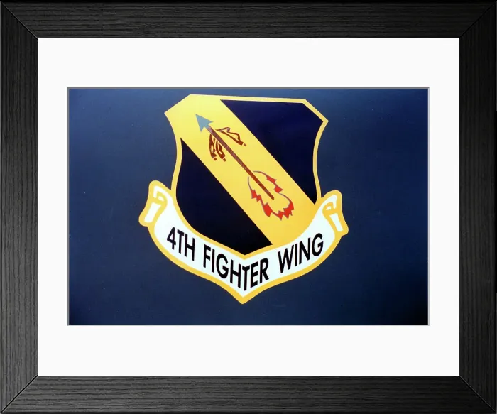 Framed Print : 4th Fighter Wing badge Framed Print : 4th Fighter Wing badge