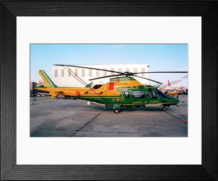 Framed Print : AgustaWestland AW109N MM81707 - GF-318 Framed Print : AgustaWestland AW109N MM81707 - GF-318