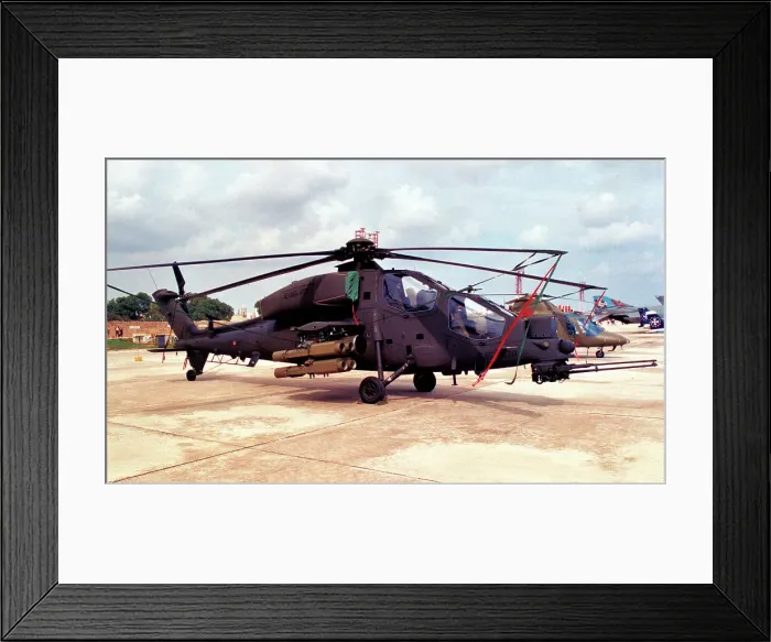 Framed Print : Agusta A. 129CBT Mangusta MM81423 - E. I. 953 Framed Print : Agusta A. 129CBT Mangusta MM81423 - E. I. 953