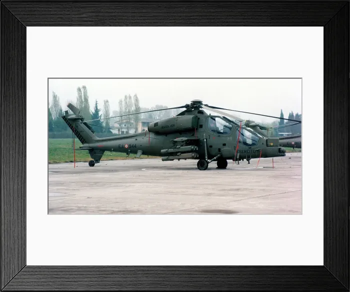 Framed Print : Agusta A. 129C Mangusta MM81414 - E. I. 944 Framed Print : Agusta A. 129C Mangusta MM81414 - E. I. 944