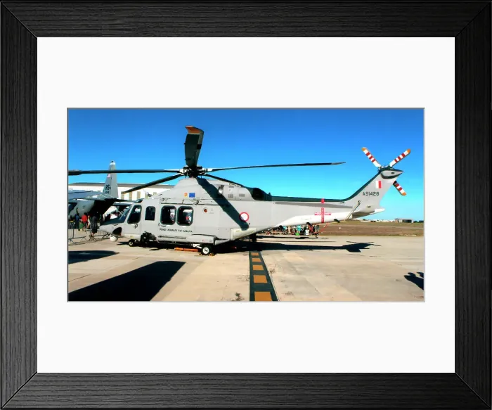Framed Print : AgustaWestland AW139 AS1428 Framed Print : AgustaWestland AW139 AS1428