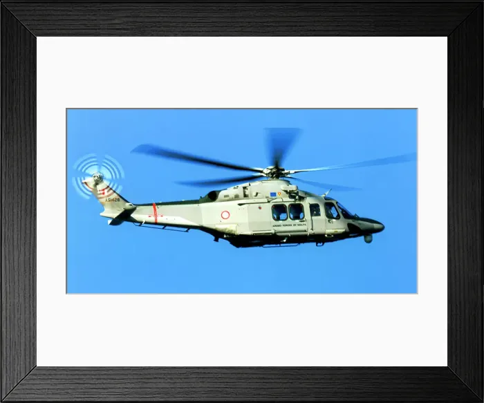 Framed Print : AgustaWestland AW139 AS1428 Framed Print : AgustaWestland AW139 AS1428