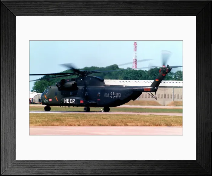 Framed Print : VFW-Sikorsky CH-53G 84+36 Framed Print : VFW-Sikorsky CH-53G 84+36