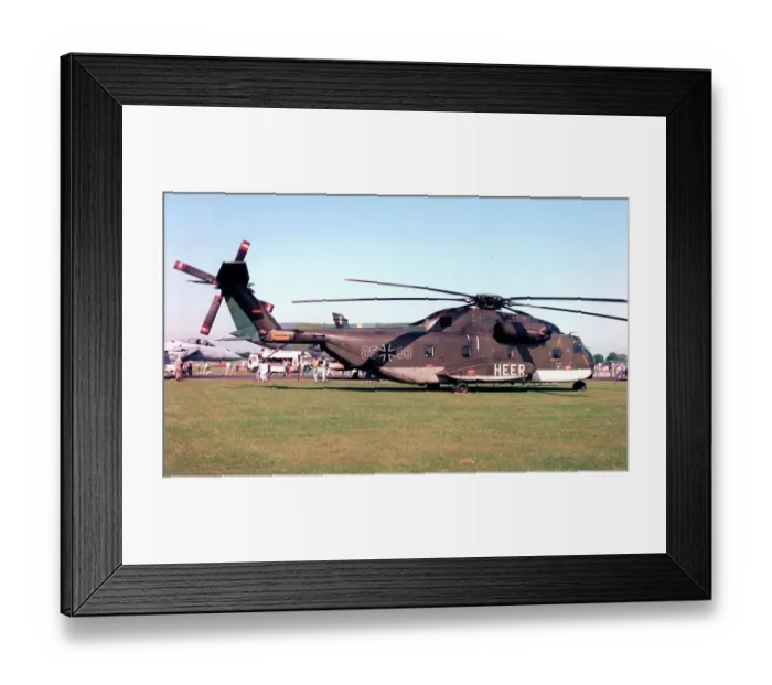 Framed Print : VFW-Sikorsky CH-53G 85+08 Framed Print : VFW-Sikorsky CH-53G 85+08