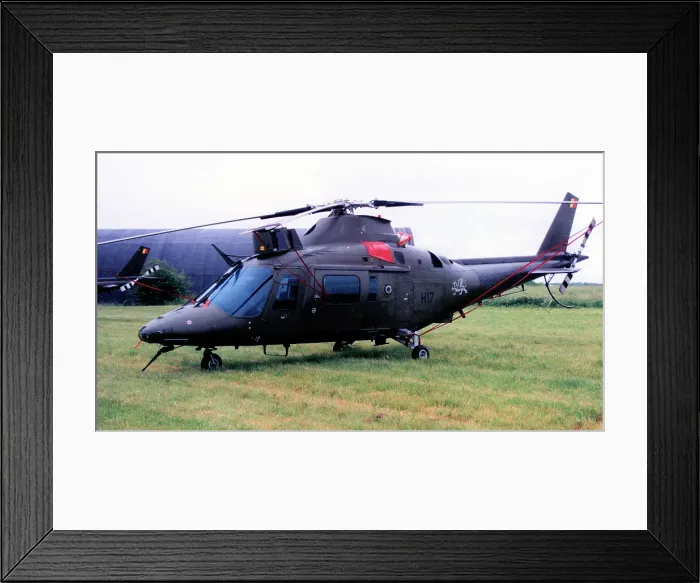 Framed Print : Agusta A109BA Hirundo H-17 - OT-ARQ Framed Print : Agusta A109BA Hirundo H-17 - OT-ARQ