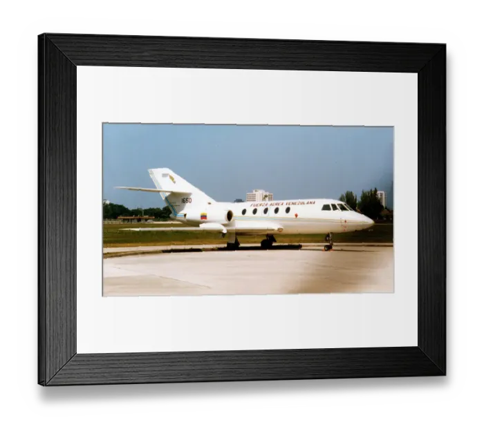 Framed Print : Dassault Falcon 20 1650 Framed Print : Dassault Falcon 20 1650