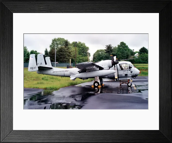 Framed Print : Grumman OV-1C Mohawk N947AH Framed Print : Grumman OV-1C Mohawk N947AH
