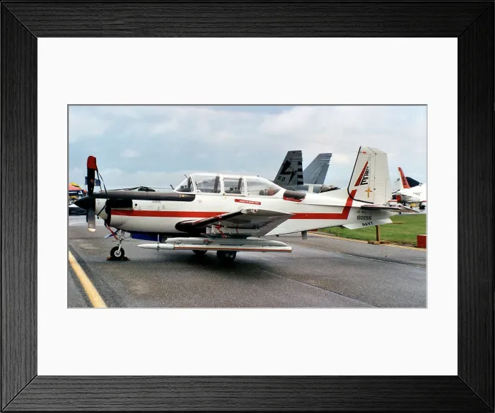 Framed Print : Beechcraft NT-34C Mentor 160266 Framed Print : Beechcraft NT-34C Mentor 160266
