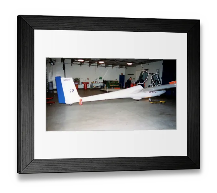 Framed Print : Schleicher ASK21 N972AF Framed Print : Schleicher ASK21 N972AF