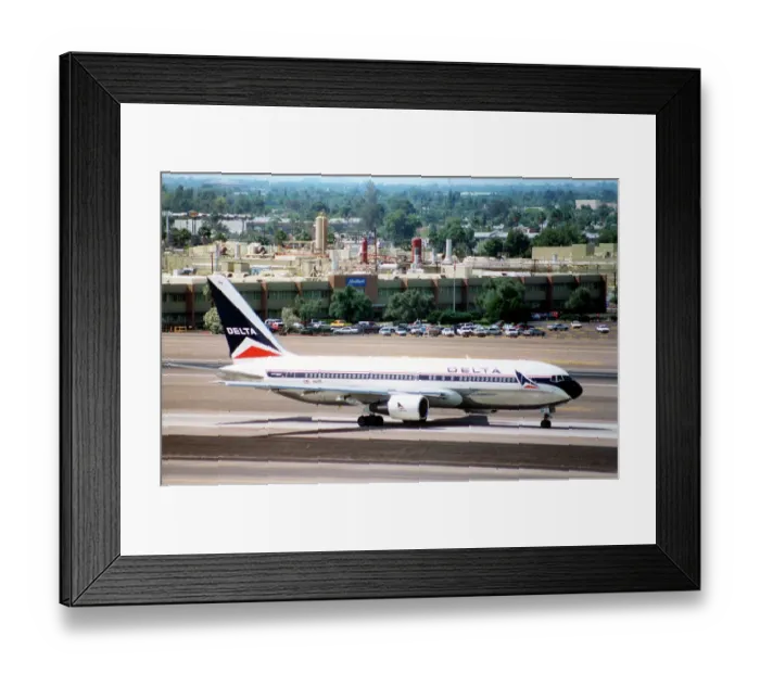 Framed Print : Boeing 767-232 N114DL Framed Print : Boeing 767-232 N114DL