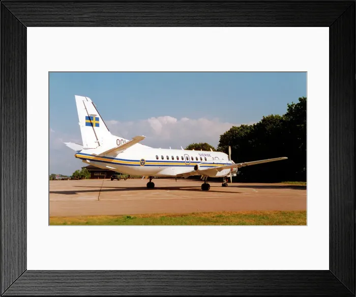 Framed Print : Saab 340B 100001 Framed Print : Saab 340B 100001