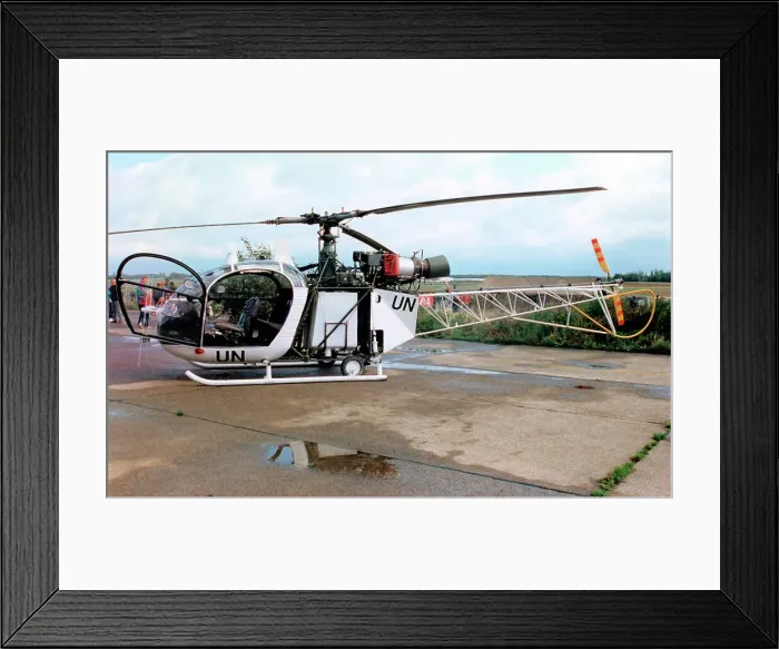 Framed Print : Sud Aviation SE. 318C (Astazou) Alouette II A-37 - OTA-BD Framed Print : Sud Aviation SE. 318C (Astazou) Alouette II A-37 - OTA-BD