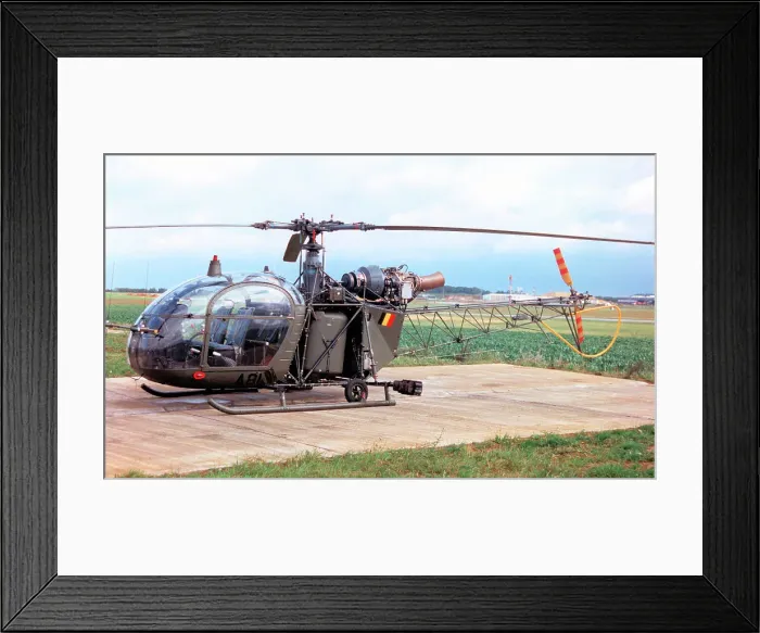 Framed Print : Sud Aviation SE. 318C (Astazou) Alouette II A-81 - OTA-BD Framed Print : Sud Aviation SE. 318C (Astazou) Alouette II A-81 - OTA-BD