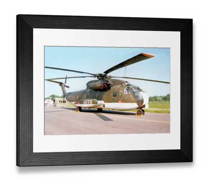 Framed Print : VFW-Sikorsky CH-53G 84+82 Framed Print : VFW-Sikorsky CH-53G 84+82
