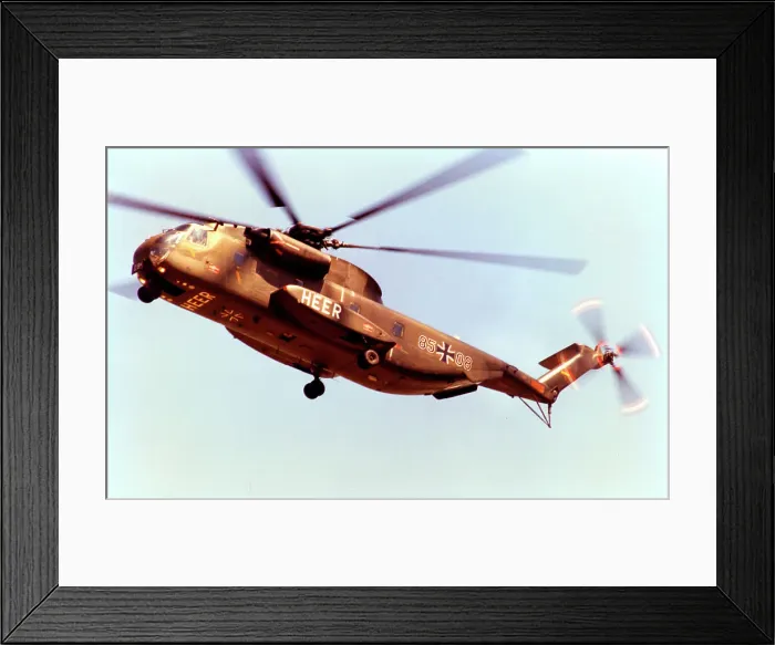 Framed Print : VFW-Sikorsky CH-53G 84+08 Framed Print : VFW-Sikorsky CH-53G 84+08
