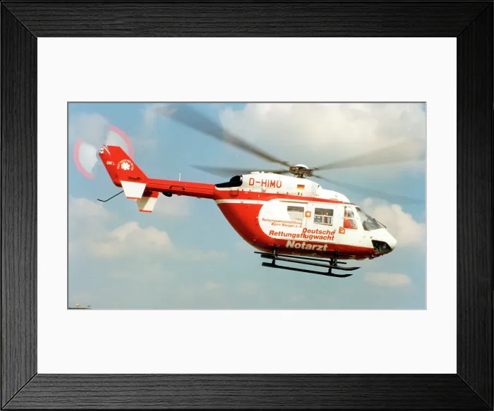 Framed Print : MBB BK-117B-1 D-HIMU Framed Print : MBB BK-117B-1 D-HIMU
