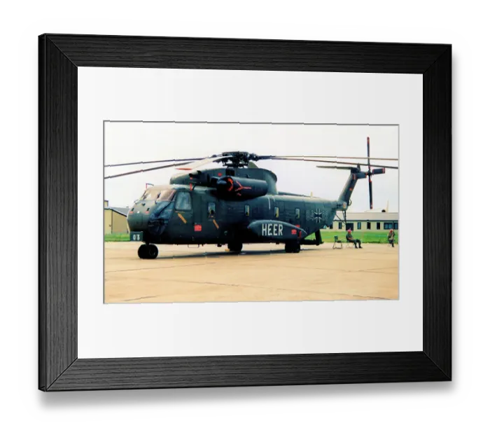 Framed Print : VFW-Sikorsky CH-53G 84+03 Framed Print : VFW-Sikorsky CH-53G 84+03