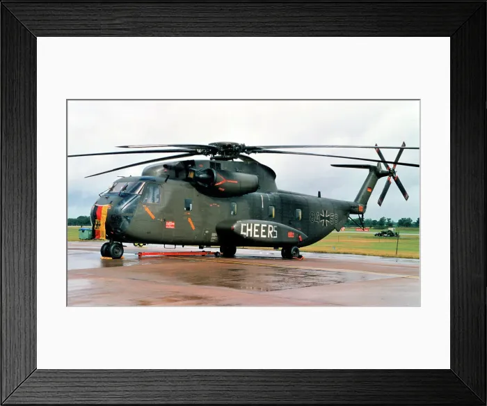 Framed Print : VFW-Sikorsky CH-53G 84+58 Framed Print : VFW-Sikorsky CH-53G 84+58