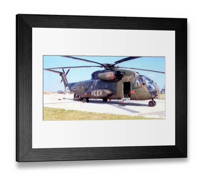 Framed Print : VFW-Sikorsky CH-53G 84+10 Framed Print : VFW-Sikorsky CH-53G 84+10