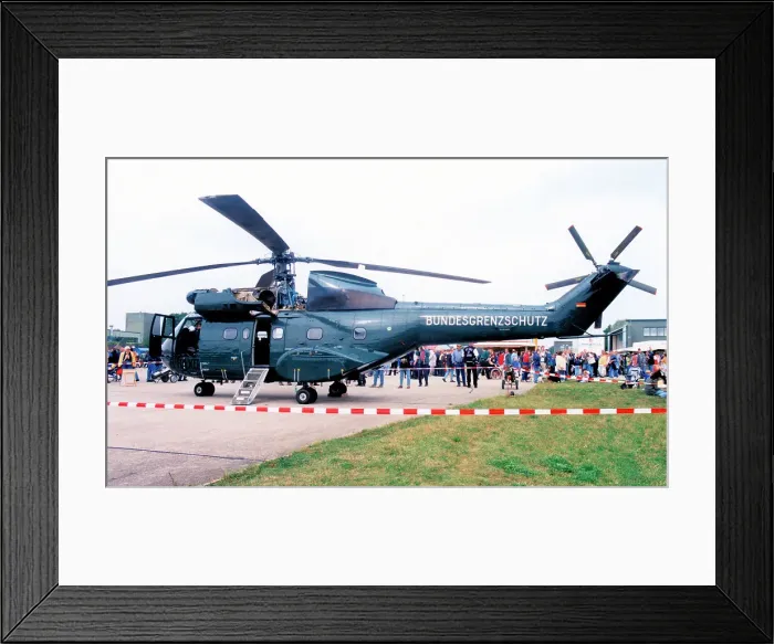 Framed Print : Aerospatiale SA330G Puma D-HAXD Framed Print : Aerospatiale SA330G Puma D-HAXD