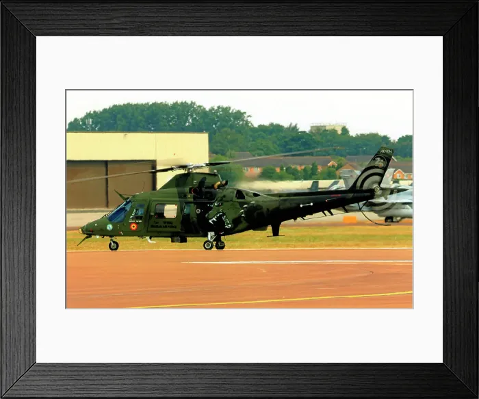 Framed Print : Agusta A109BA Hirundo H-29 - OT-ATK Framed Print : Agusta A109BA Hirundo H-29 - OT-ATK
