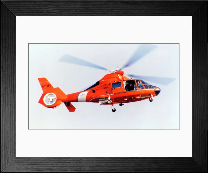Framed Print : Aerospatiale HH-65B Dolphin 6505 Framed Print : Aerospatiale HH-65B Dolphin 6505