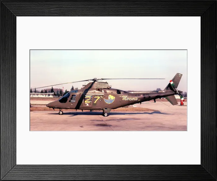 Framed Print : Agusta A. 109CM MM81247 - E. I. 870 Framed Print : Agusta A. 109CM MM81247 - E. I. 870