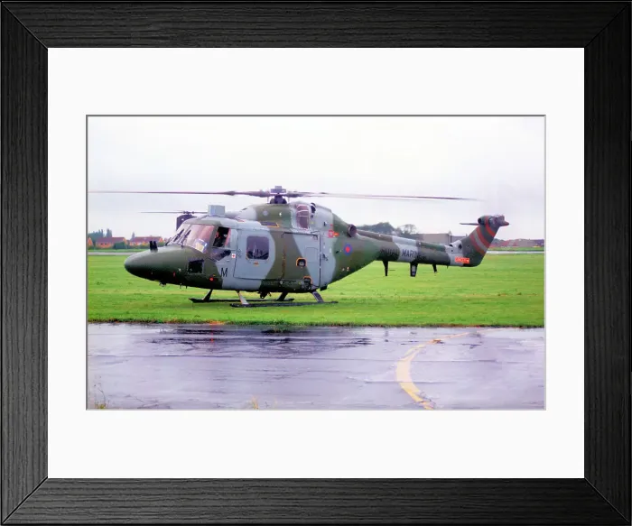 Framed Print : Westland Lynx AH. 7 XZ182 - M Framed Print : Westland Lynx AH. 7 XZ182 - M