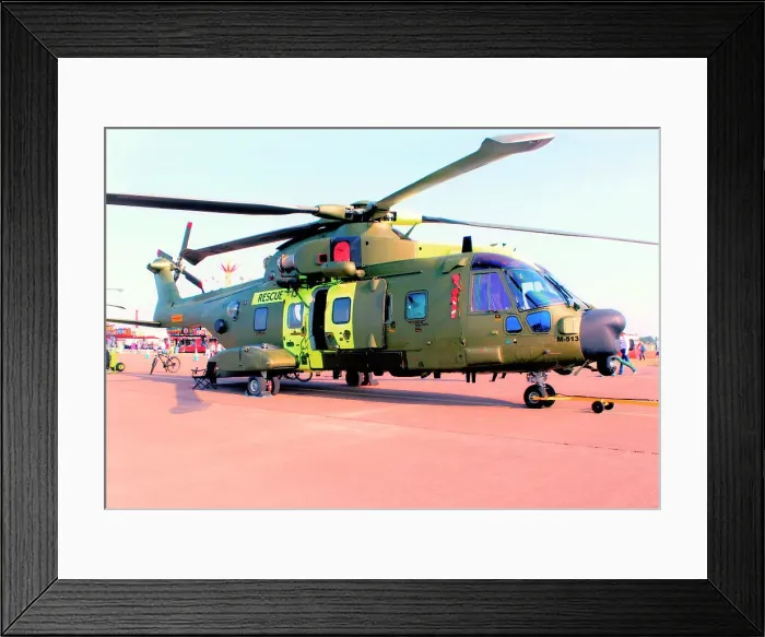 Framed Print : AgustaWestland EH101 Merlin Mk. 512 M-513 - Rescue 13 Framed Print : AgustaWestland EH101 Merlin Mk. 512 M-513 - Rescue 13