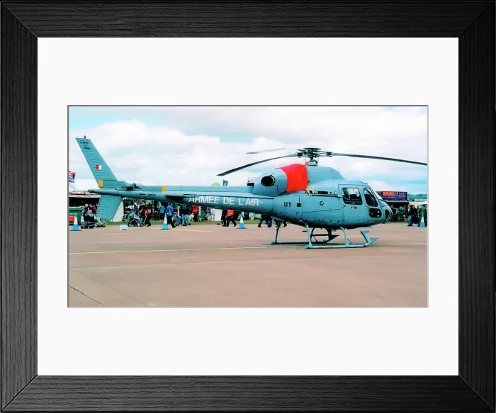 Framed Print : Aerospatiale AS555AN Fennec 5387 - UY Framed Print : Aerospatiale AS555AN Fennec 5387 - UY