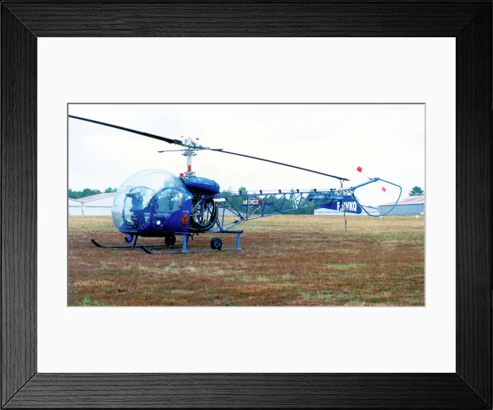 Framed Print : Bell 47G-1 F-BVKQ Framed Print : Bell 47G-1 F-BVKQ