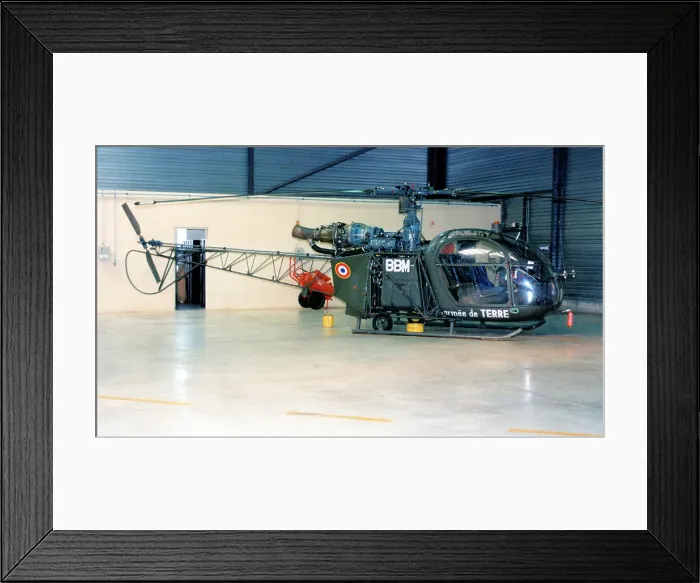 Framed Print : Sud-Aviation SE. 3130 Alouette II BBM Framed Print : Sud-Aviation SE. 3130 Alouette II BBM