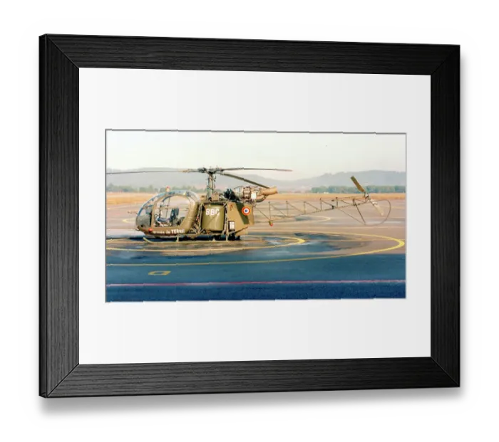 Framed Print : Sud-Aviation SE. 3130 Alouette II BBC Framed Print : Sud-Aviation SE. 3130 Alouette II BBC
