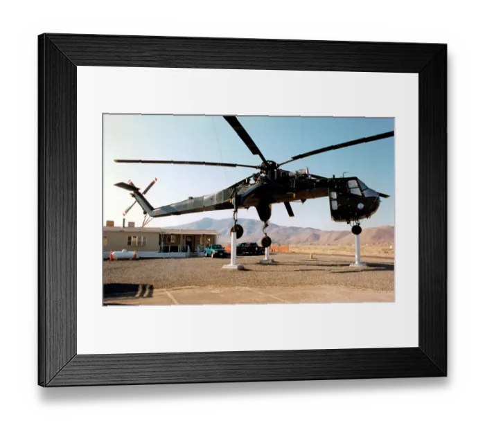 Framed Print : Sikorsky CH-54A Tarhe 67-18418 Framed Print : Sikorsky CH-54A Tarhe 67-18418