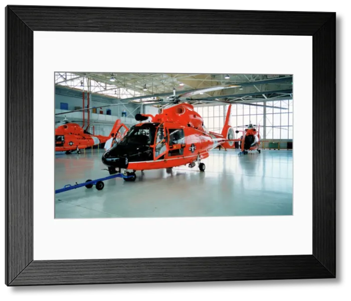 Framed Print : Aerospatiale HH-65B Dolphin helicopters Framed Print : Aerospatiale HH-65B Dolphin helicopters
